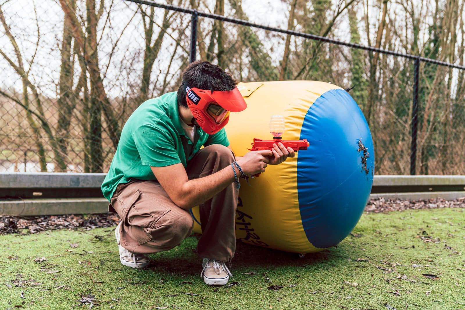 Keuzetest voor tieneractiviteiten met lasershoot, virtual reality, escape en gellyball