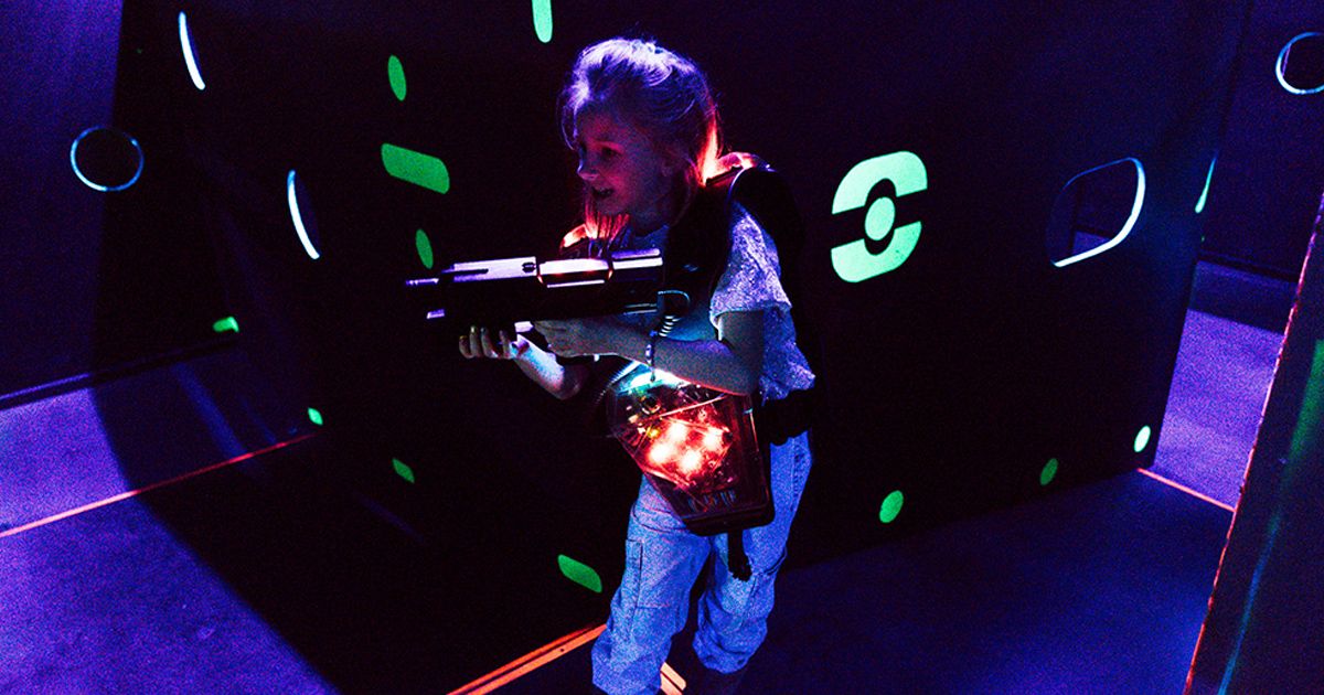 Dé paleis to be voor kinderen die zot zijn van lasershooten